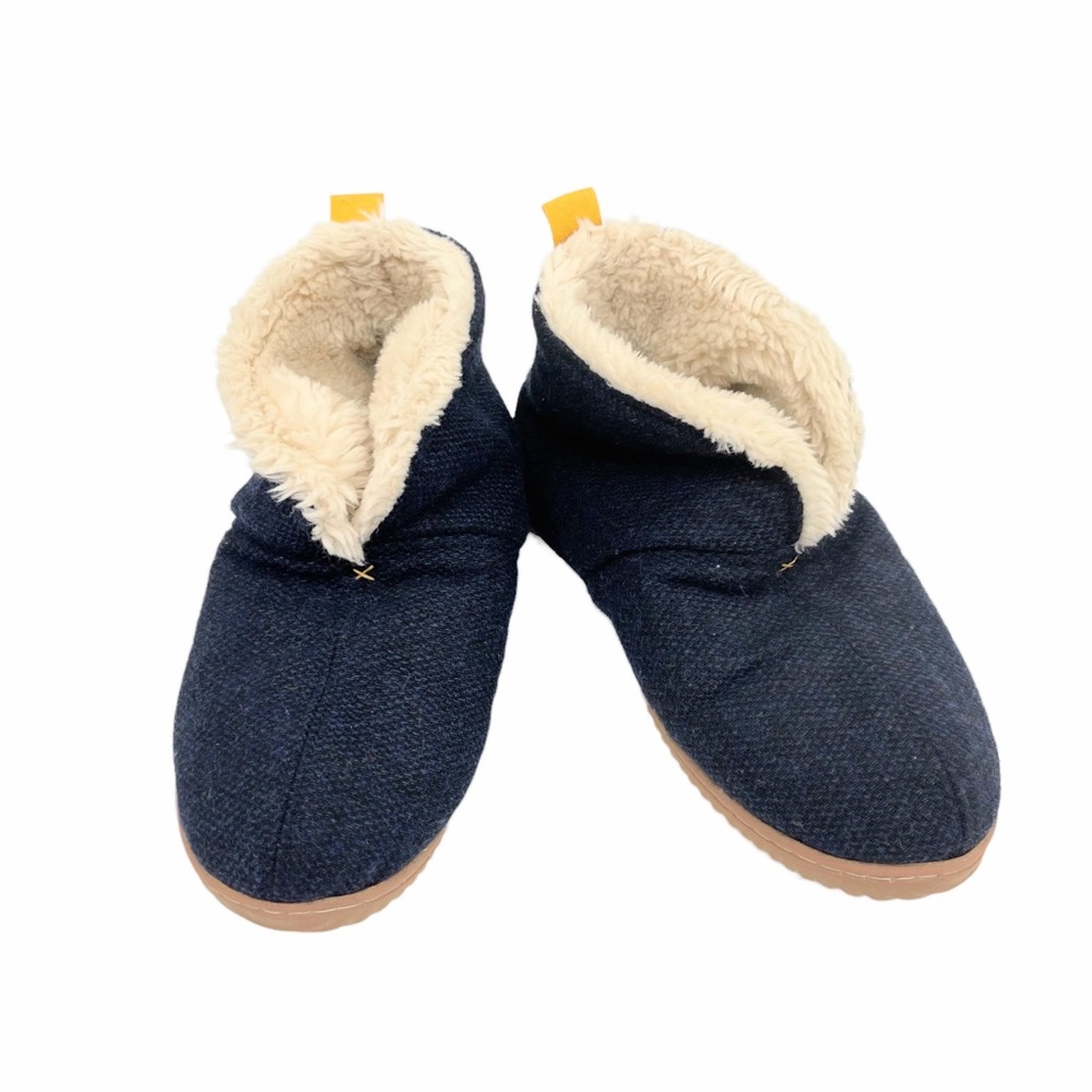 Dearfoam Faux Fur Lined Warm Up Bootie Slippers Size Medium 9-10
